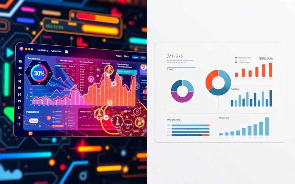 Interactive vs. static visualizations